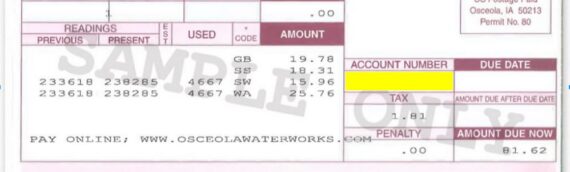 Paying Your Utility Bill