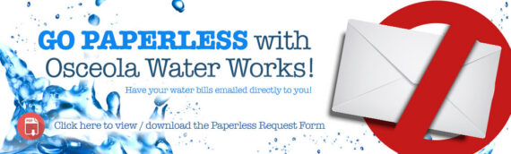 Go Paperless with Osceola Water Works!