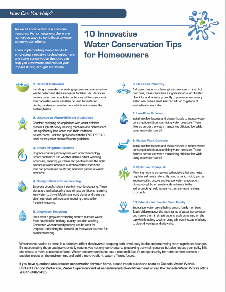 10-tips to conserve water