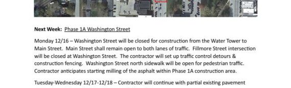 OCMS Streetscape Construction Starts This Week