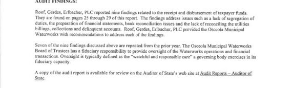 News Release: Fiscal Year 2023-24 Audit Report